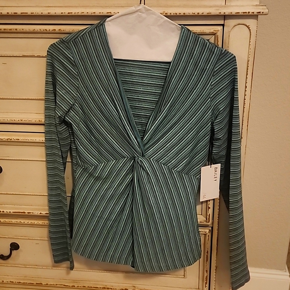 BAILEY striped NWT long sleeve shirt